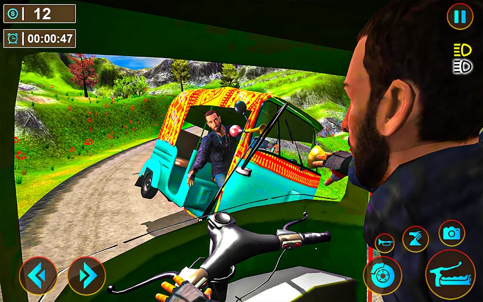 Tuk Tuk Offroad Auto Rickshaw (Тук Тук оффроуд автомобильный рикша) [МОД Бесконечные монеты] APK Android Screenshot 4