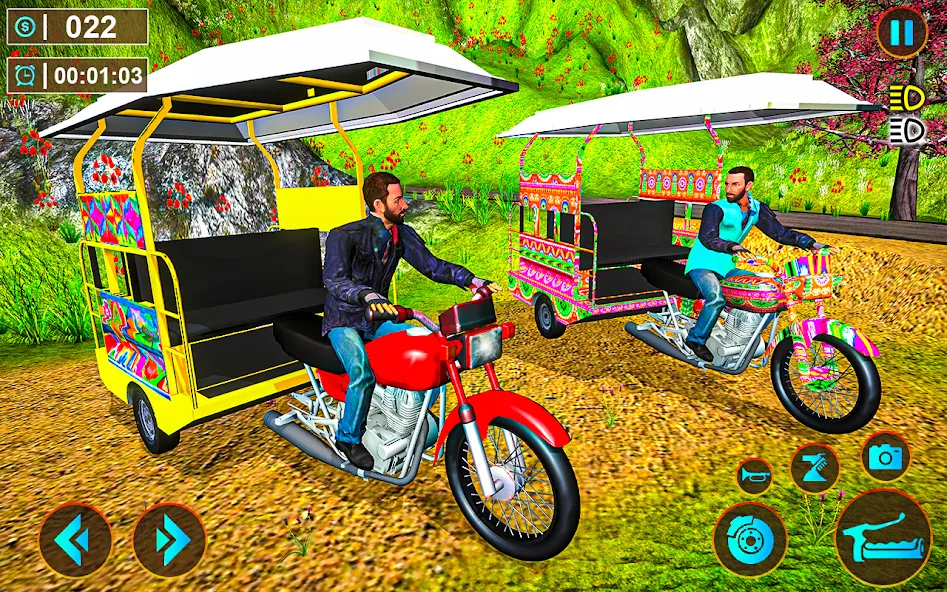 Tuk Tuk Offroad Auto Rickshaw (Тук Тук оффроуд автомобильный рикша) [МОД Бесконечные монеты] APK Android Screenshot 5