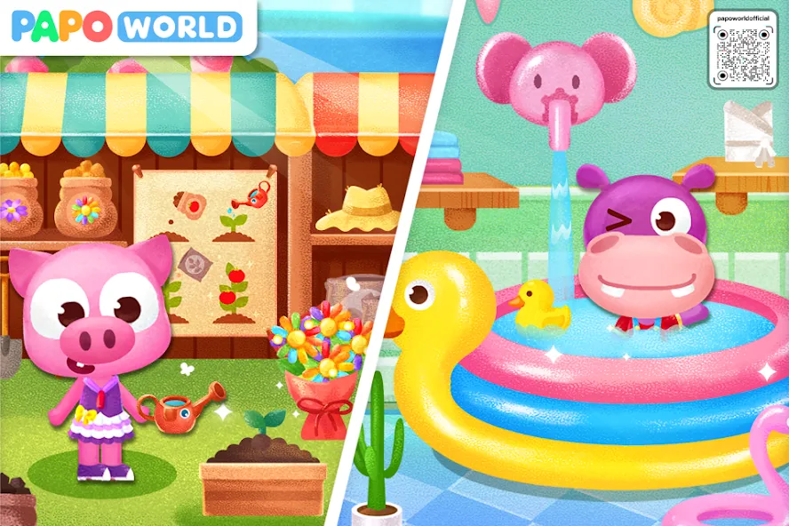 Papo Town Preschool [МОД Меню] APK Android Screenshot 2