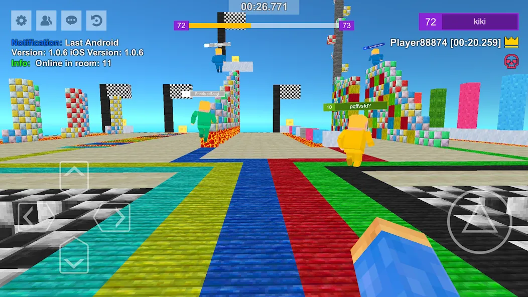 Parkour Craft: Online PvP Game (Паркур Крафт) [МОД Много денег] APK Android Screenshot 5