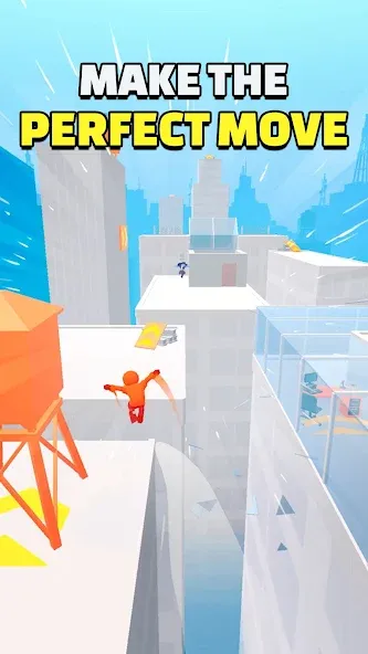 Parkour Race - FreeRun Game (Паркур Рейс) [МОД Бесконечные монеты] APK Android Screenshot 1
