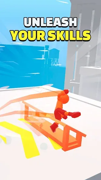 Parkour Race - FreeRun Game (Паркур Рейс) [МОД Бесконечные монеты] APK Android Screenshot 4