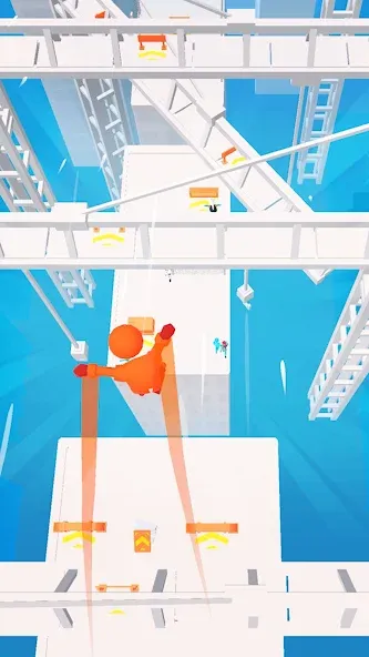 Parkour Race - FreeRun Game (Паркур Рейс) [МОД Бесконечные монеты] APK Android Screenshot 5