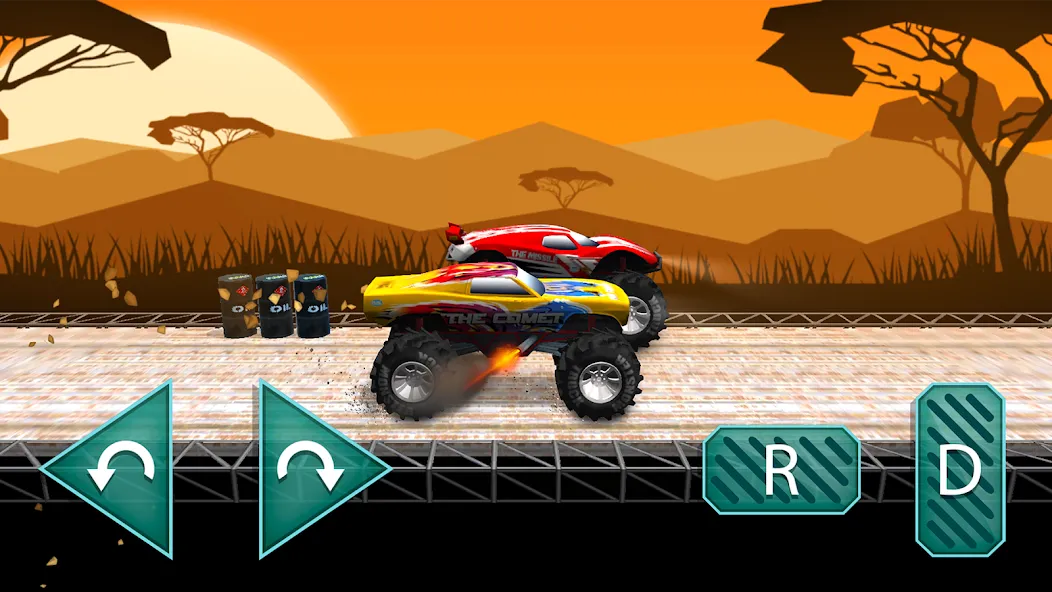 Monster truck: Extreme racing [МОД Бесконечные монеты] APK Android Screenshot 4