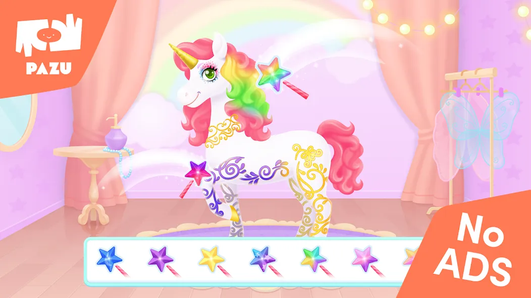 My Unicorn dress up for kids [МОД Mega Pack] APK Android Screenshot 2