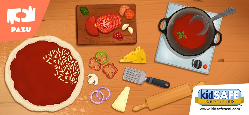 Pizza maker cooking games [МОД Меню] APK Android Screenshot 1