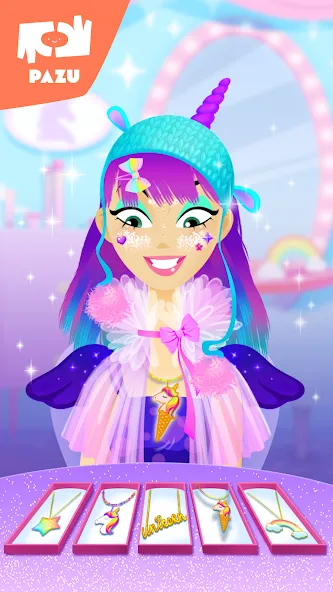 Girls Hair Salon Unicorn [МОД Все открыто] APK Android Screenshot 4