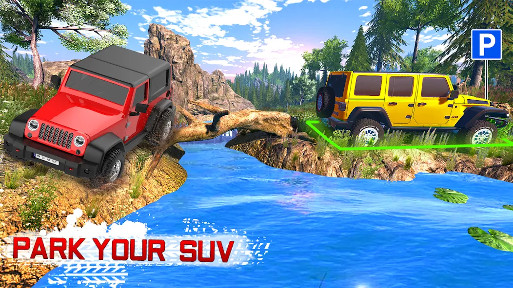 Offroad 4x4 Jeep Driving Game [МОД Mega Pack] APK Android Screenshot 4
