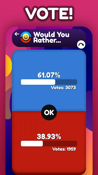 Would You Rather ? [МОД Mega Pack] APK Android Screenshot 2