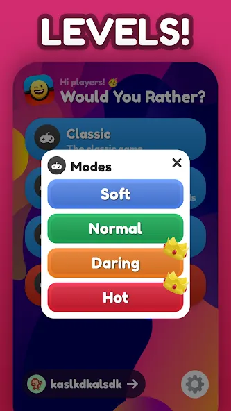 Would You Rather ? [МОД Mega Pack] APK Android Screenshot 4