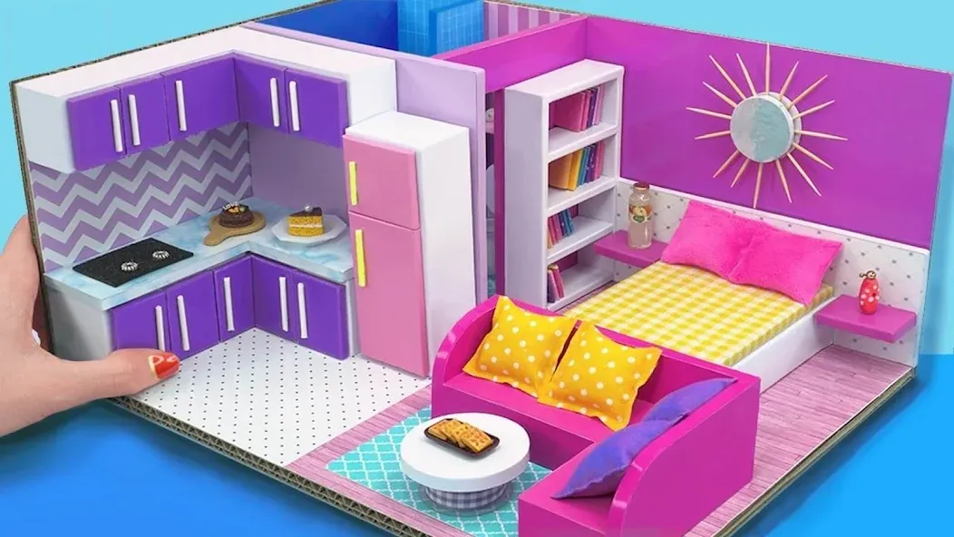 Girl Doll House Design Games (Дизайнерские игры для девочек Домик для кукол) [МОД Все открыто] APK Android Screenshot 5
