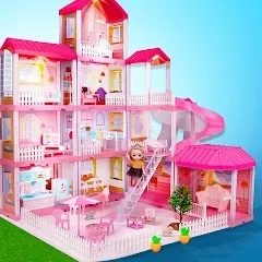 Girl Doll House Design Games (Дизайнерские игры для девочек Домик для кукол) [МОД Все открыто] APK Android