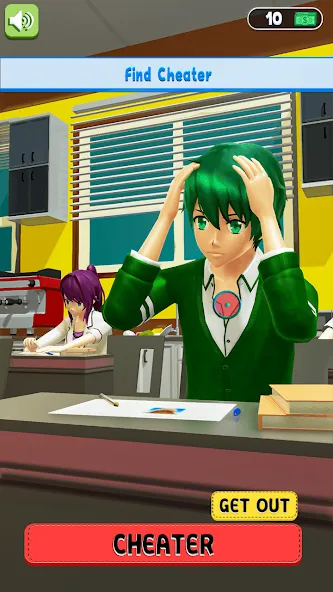 Anime School Teacher Simulator [МОД Много денег] APK Android Screenshot 3