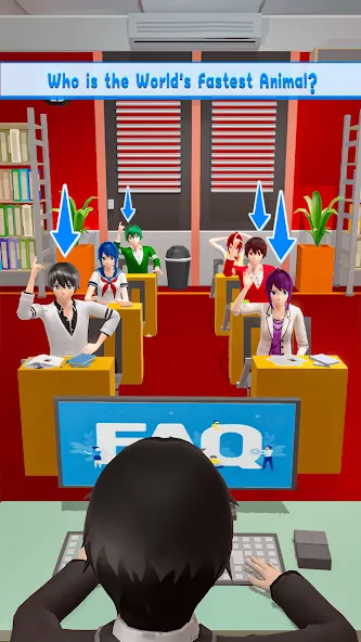 Anime School Teacher Simulator [МОД Много денег] APK Android Screenshot 5