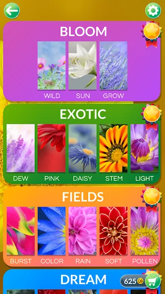 Wordscapes In Bloom (Вордскейпс Ин Блум) [МОД Меню] APK Android Screenshot 3