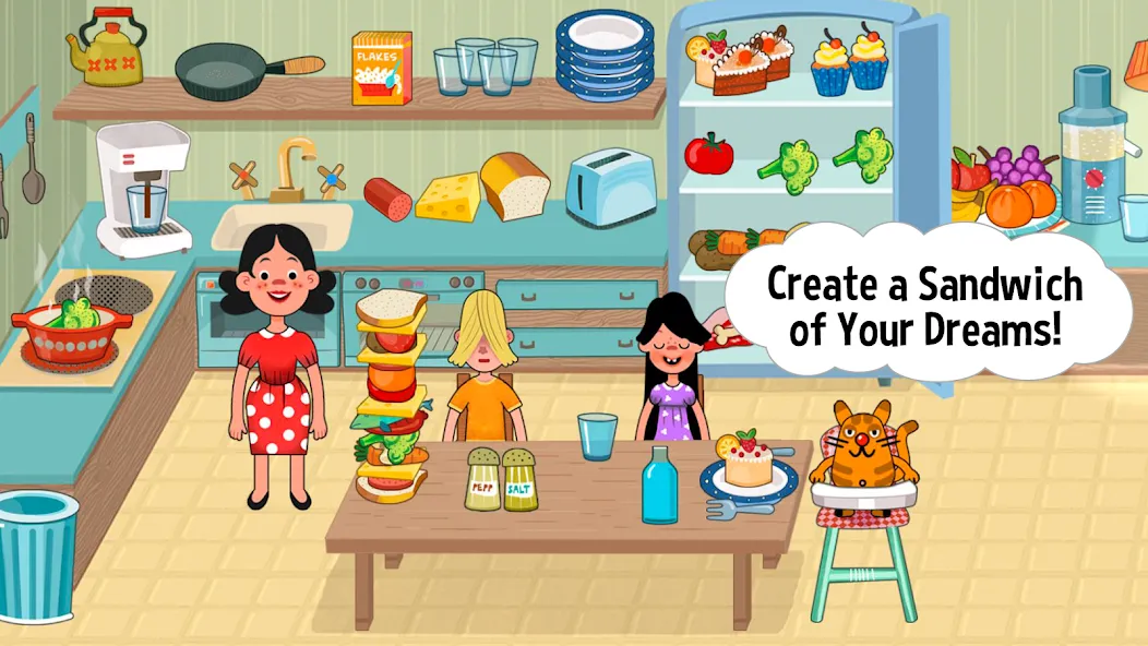 Pepi House: Happy Family (Пепи Хаус) [МОД Mega Pack] APK Android Screenshot 3