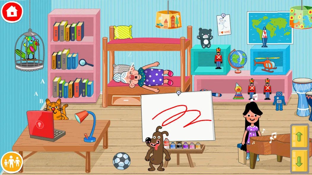 Pepi House: Happy Family (Пепи Хаус) [МОД Mega Pack] APK Android Screenshot 4