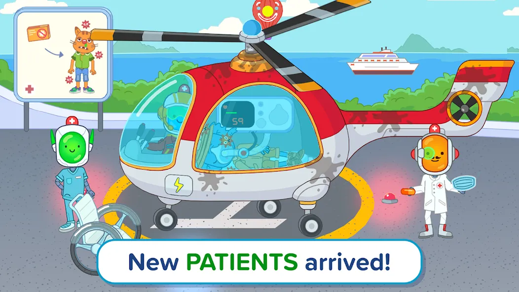 Pepi Hospital 2: Flu Clinic (Пепи Хоспитал 2) [МОД Меню] APK Android Screenshot 3