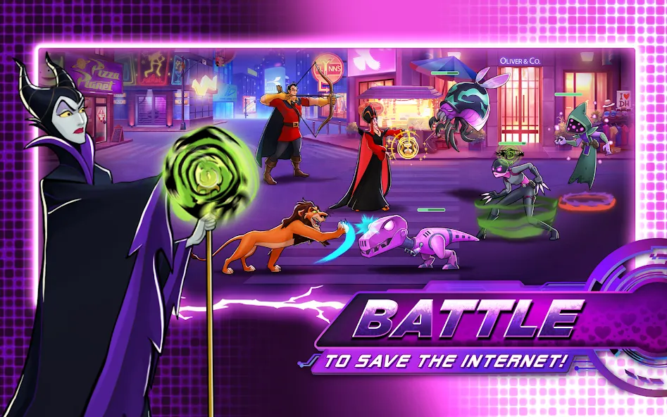 Disney Heroes: Battle Mode (Дисней Хироус) [МОД Все открыто] APK Android Screenshot 1