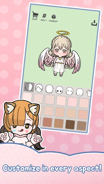 Unnie doll (Юнни кукла) [МОД Бесконечные монеты] APK Android Screenshot 3