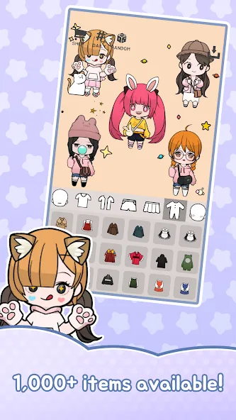 Unnie doll (Юнни кукла) [МОД Бесконечные монеты] APK Android Screenshot 4