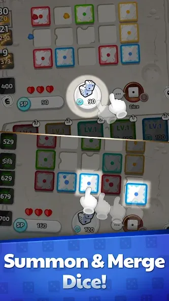 Random Dice Defense : PvP TD (Рандом Дайс) [МОД Mega Pack] APK Android Screenshot 1