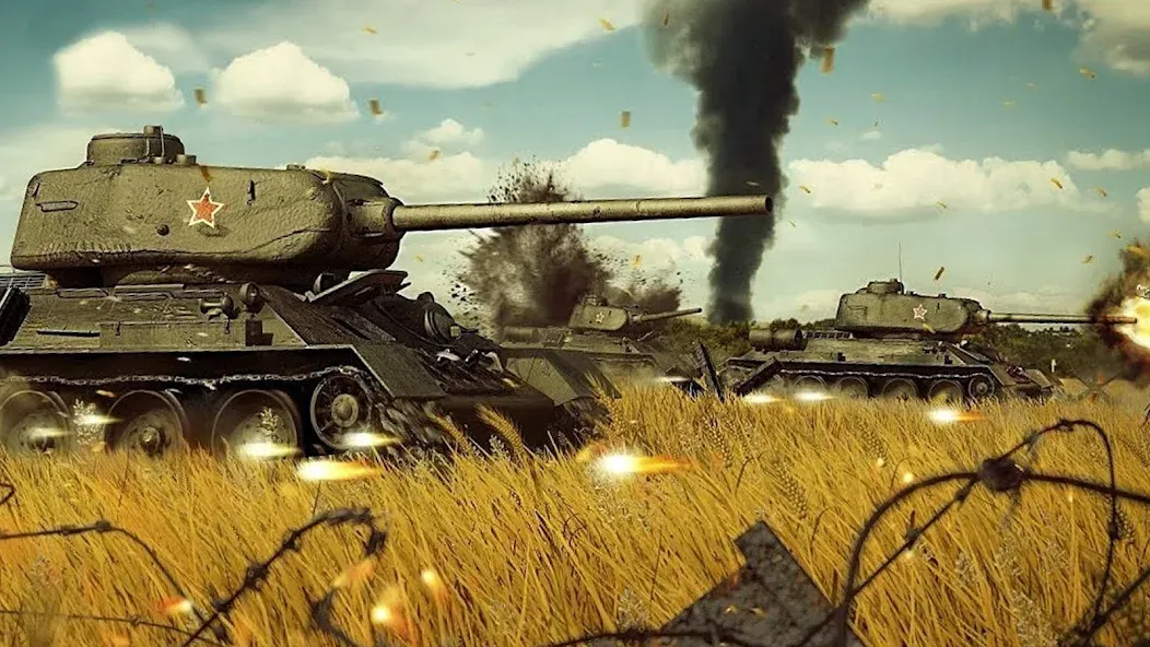 Army Tank Games Offline 3d [МОД Меню] APK Android Screenshot 3
