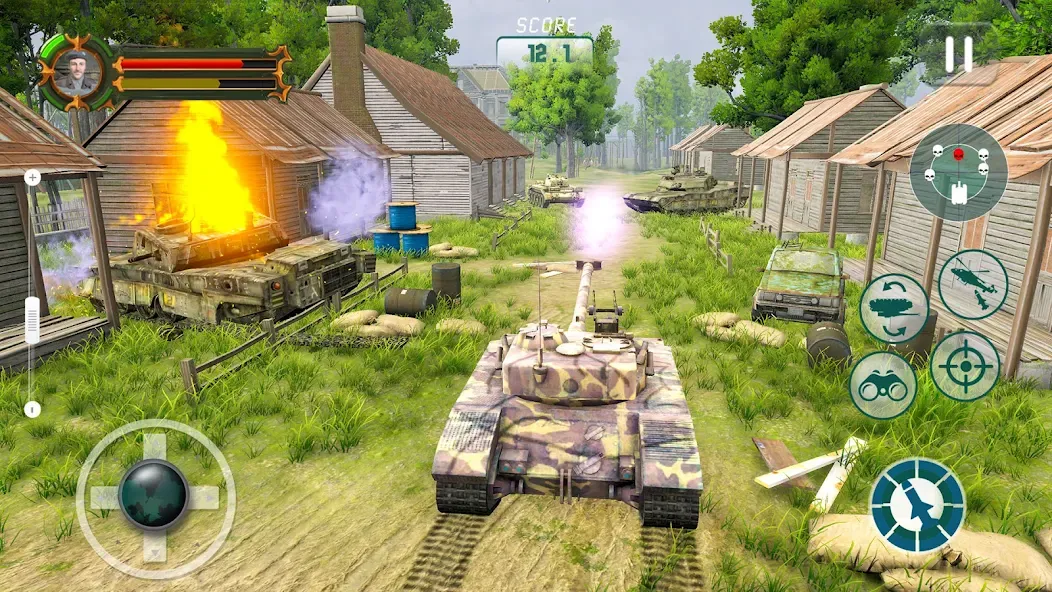 Army Tank Games Offline 3d [МОД Меню] APK Android Screenshot 4