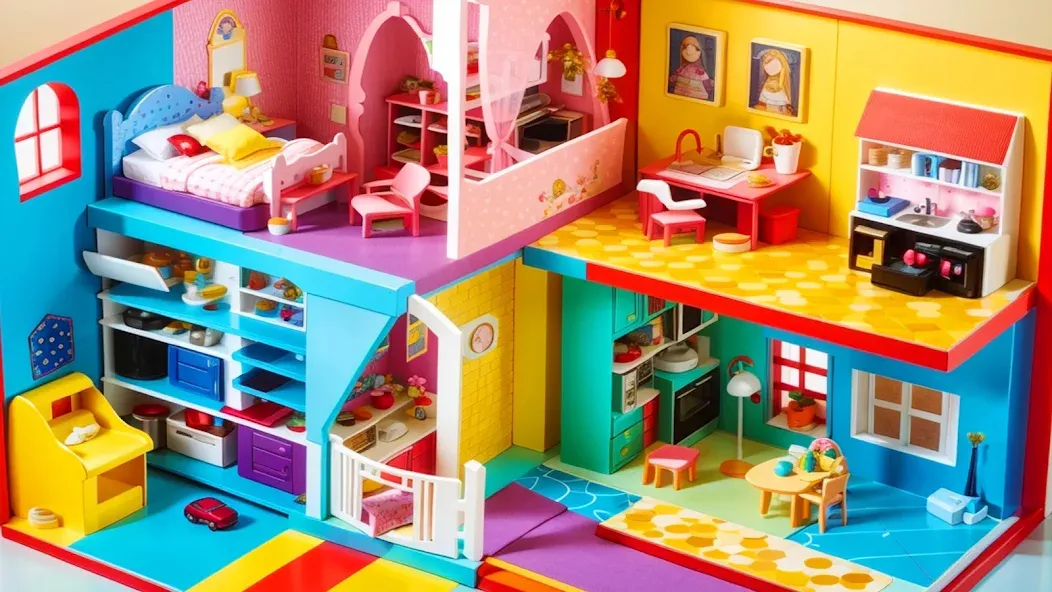 Doll House Design: Girl Games (Долл Хаус Дизайн) [МОД Все открыто] APK Android Screenshot 5