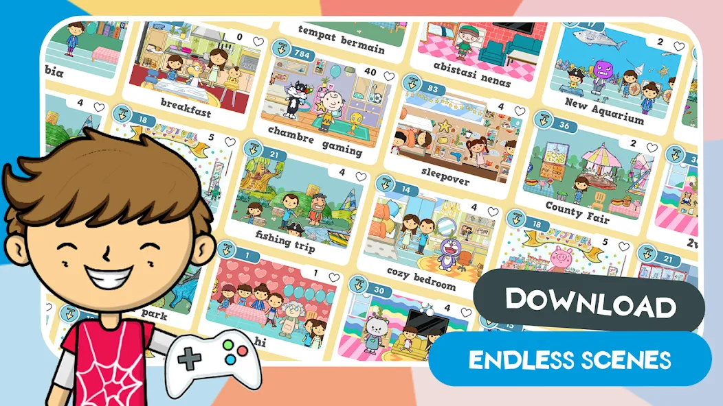 Lila's World:Create Play Learn [МОД Unlocked] APK Android Screenshot 2