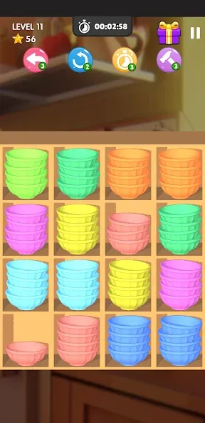 Bowl Sort Bonanza (Боул Сорт Бонанза) [МОД Mega Pack] APK Android Screenshot 5