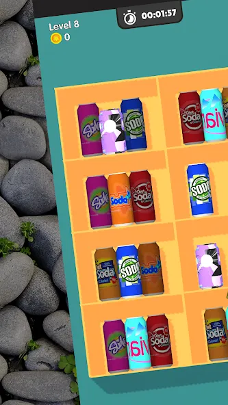 Tidy Box Match 3D (Тиди Бокс Матч 3Д) [МОД Бесконечные монеты] APK Android Screenshot 1