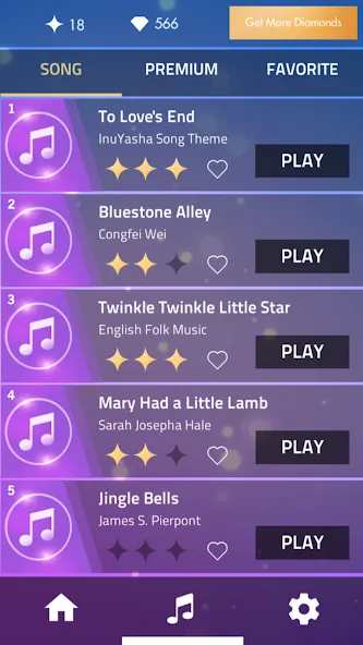Piano Music Tiles Hot song (Пиано Мэджик Тайлз Хот сонг) [МОД Unlocked] APK Android Screenshot 3