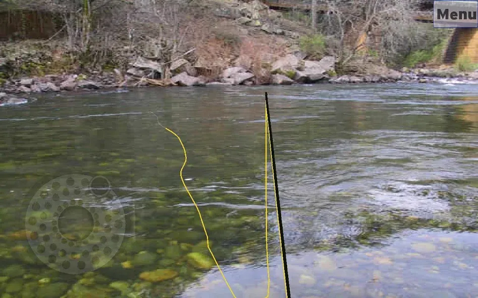 Fly Fishing Simulator (Флай Фишинг Симулятор) [МОД Бесконечные монеты] APK Android Screenshot 1