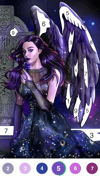 Tap Color® Color by number (Тап Колор) [МОД Все открыто] APK Android Screenshot 2