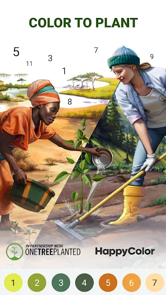 Happy Color®: Coloring Book (Хэппи Колор) [МОД Все открыто] APK Android Screenshot 2