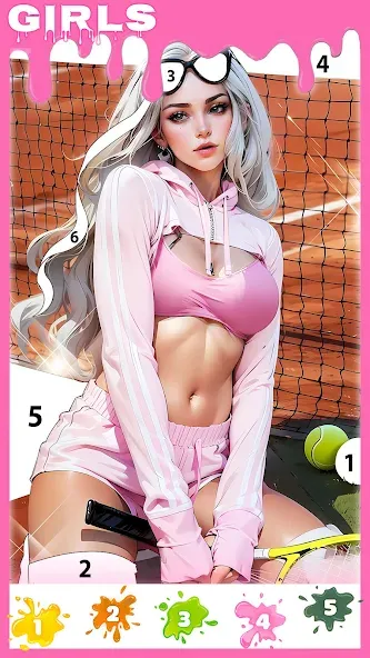 Paint Color: Color by number [МОД Меню] APK Android Screenshot 2