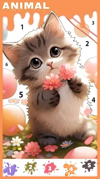 Paint Color: Color by number [МОД Меню] APK Android Screenshot 5