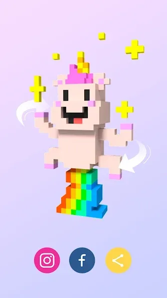 Pixel.ly 3D [МОД Все открыто] APK Android Screenshot 5