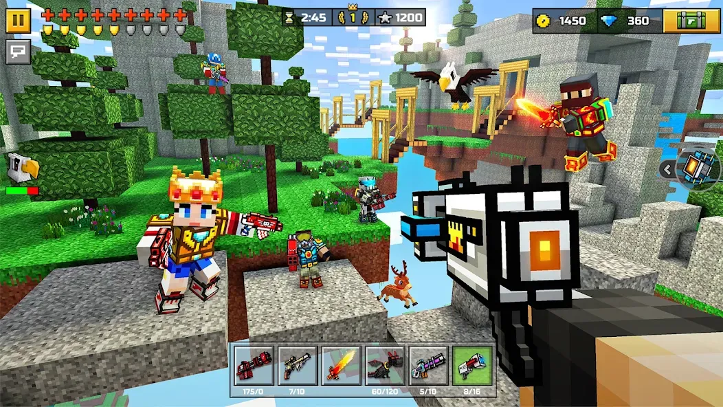 Pixel Gun 3D - FPS Shooter (Пиксельный пистолет 3Д) [МОД Mega Pack] APK Android Screenshot 2