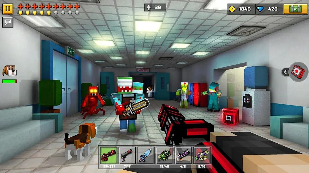 Pixel Gun 3D - FPS Shooter (Пиксельный пистолет 3Д) [МОД Mega Pack] APK Android Screenshot 4