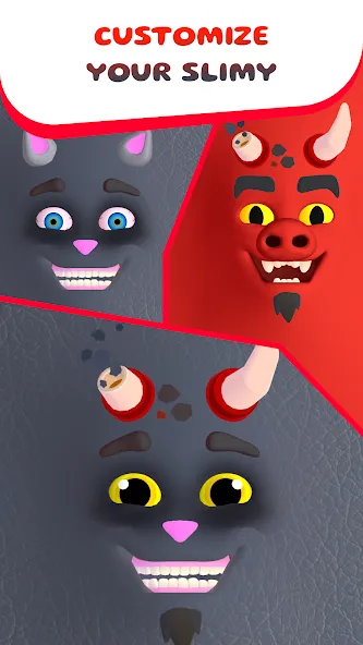 My Talking Slimy: Cat Friends (Май Токинг Слайми) [МОД Много денег] APK Android Screenshot 3