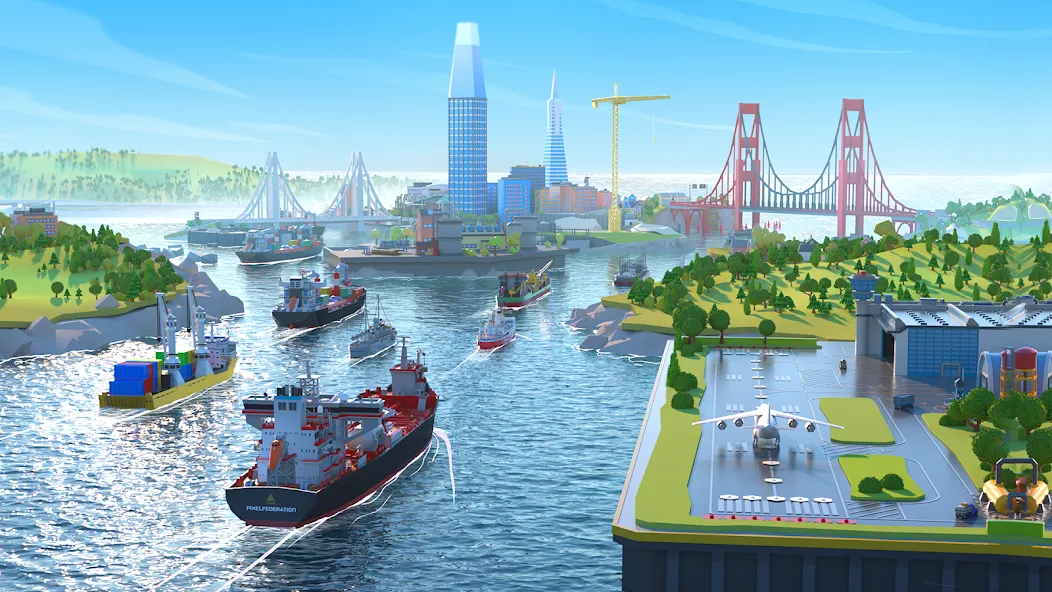 Port City: Ship Tycoon (Порт Сити) [МОД Меню] APK Android Screenshot 5