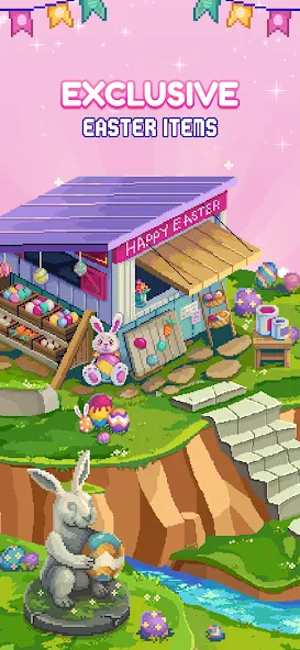 Pixel Isle: Art Coloring World (Пиксель Айл) [МОД Premium] APK Android Screenshot 4