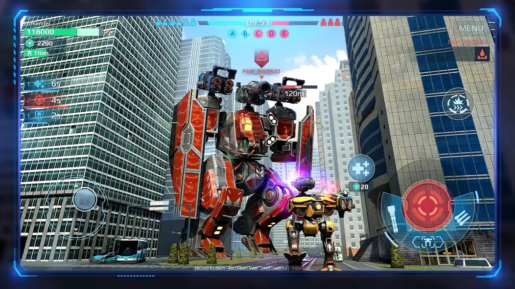 War Robots Multiplayer Battles [МОД Много денег] APK Android Screenshot 1