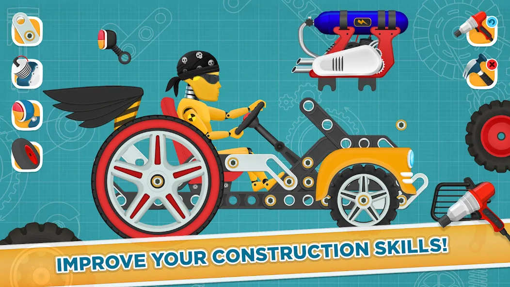 Car Builder & Racing for Kids [МОД Все открыто] APK Android Screenshot 4