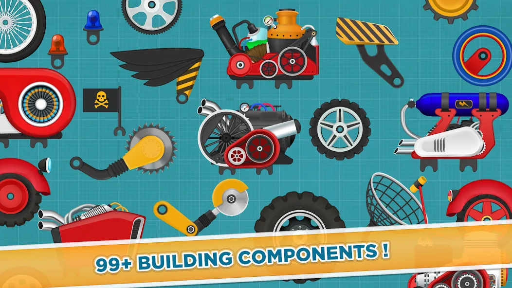 Car Builder & Racing for Kids [МОД Все открыто] APK Android Screenshot 5