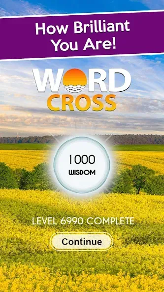 Word Cross: Crossy Word Search (Уорд Кросс) [МОД Меню] APK Android Screenshot 1
