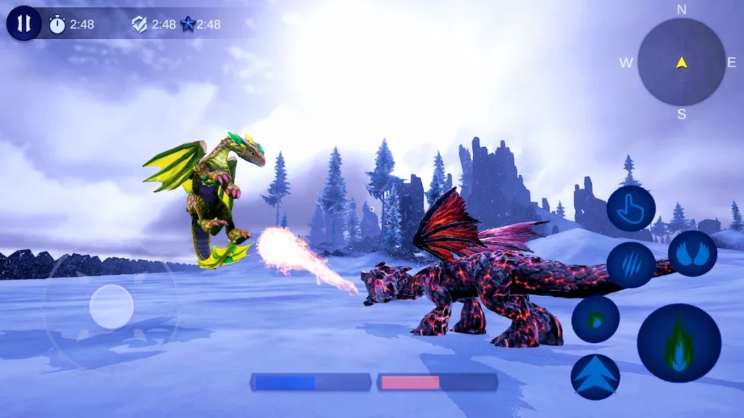 Magical Dragon Flight Games 3D [МОД Unlocked] APK Android Screenshot 4