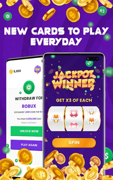 Spinbux - Robux (Спинбакс) [МОД Все открыто] APK Android Screenshot 4